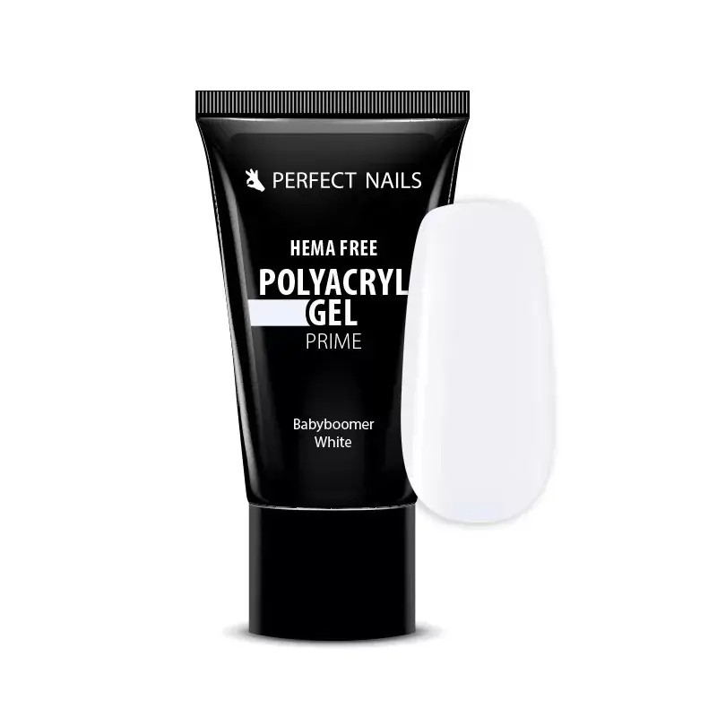 Perfect Nails PolyAcryl Gel Prime - Hema Free Tubusos Polygel - Babyboomer White 30g Végkiárusítás