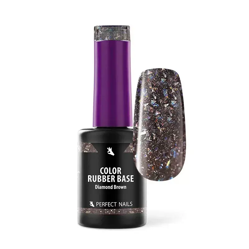 Ajánlat Perfect Nails Color Rubber Base Gel 8ml - Diamond Brown