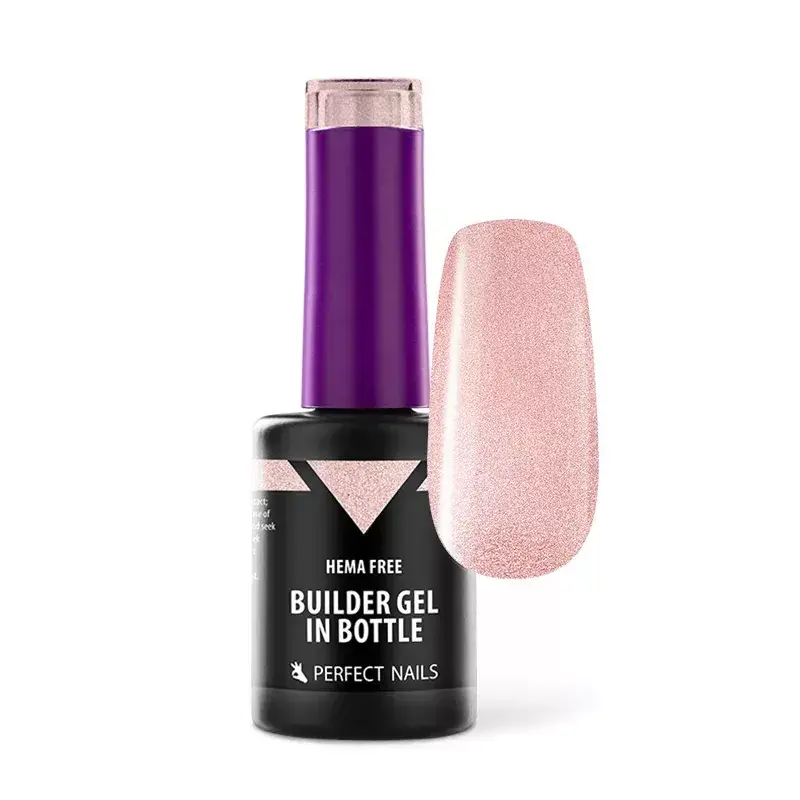 Perfect Nails Hema Free Builder Gel in Bottle 8ml - Sparkling Rose Gyors szállítás