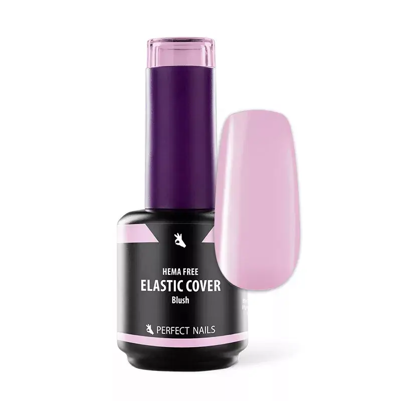 Perfect Nails Elastic Base Gel - Hema Free Erősített Gél Lakk Alap 15ml - Blush Azonnali szállítás