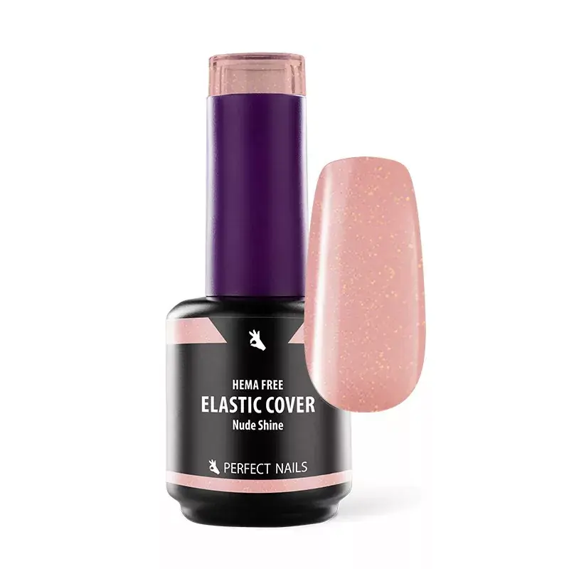 Perfect Nails Elastic Base Gel - Hema Free Erősített Gél Lakk Alap 15ml - Nude Shine Kedvezményes ár