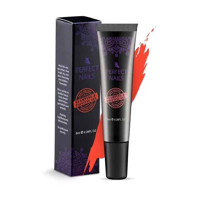 Akciós ár Perfect Nails Festő- és Nyomdazselé (2 in 1) - Pasztel Barack