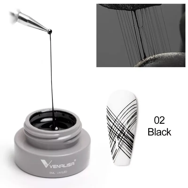 Venalisa Spider Gel No.02 Black Outlet