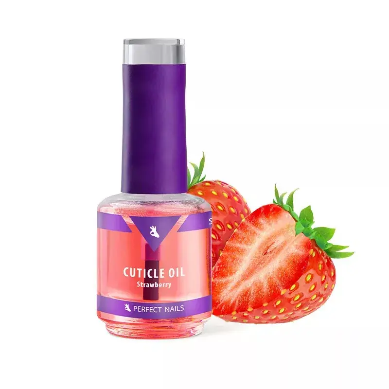 Perfect Nails Körömápoló Olaj - Cuticle Oil - Strawberry 15ml Végkiárusítás
