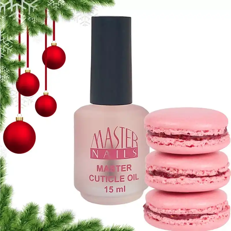 Prémium Master Nails Körömápoló Olaj – Epres Macaron 15ml
