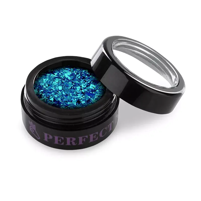 Perfect Nails Metal Chrome Flakes - Körömdíszítő Pehely - Kék Outlet