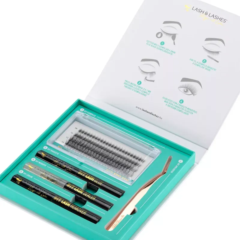 Lash and Lashes DIY szempilla készlet No’08 otthoni felhasználásra Kiárusítás