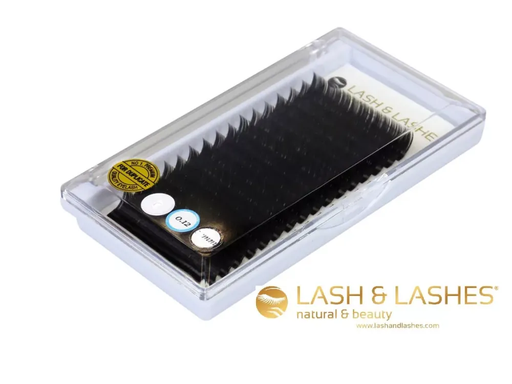 Expressz szállítás Lash and Lashes Super Silk Duplázó Műszempilla - 16 Soros - 8mm One Size, 0,10mm - D ív
