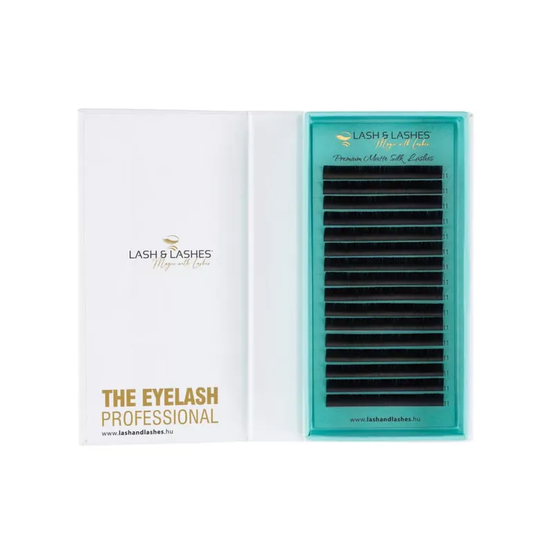 Végkiárusítás Lash and Lashes Super Matte Silk Műszempilla - 16 Soros - 8-13 Mix, 0,10mm - CC ív *