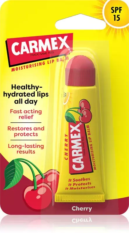 Carmex Cherry Tube Ajakápoló SPF15 Biztonságos fizetés