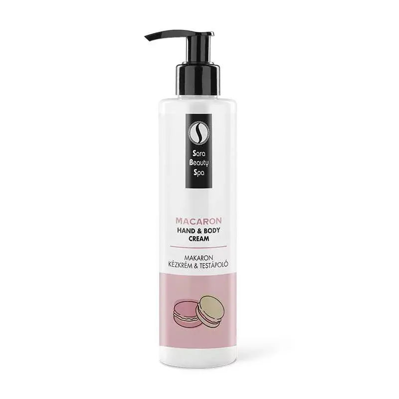 Biztonságos fizetés Sara Beauty Spa Kézkrém és Testápoló 250ml - Makaron „Mentes”