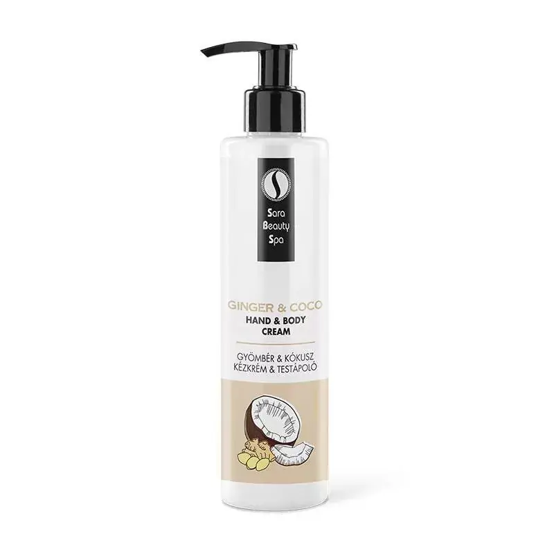 Sara Beauty Spa Kézkrém és Testápoló 250ml - Gyömbér & Kókusz Azonnal elérhető