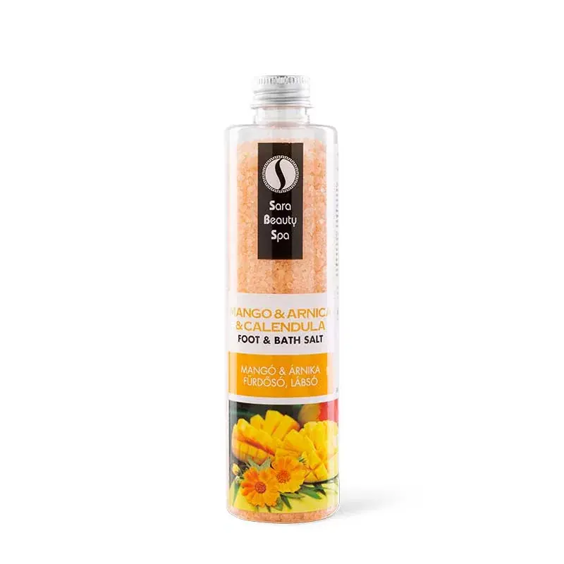 Akció Sara Beauty Spa Regeneráló Fürdősó és Lábáztató Só - Mangó & Árnika - 330g