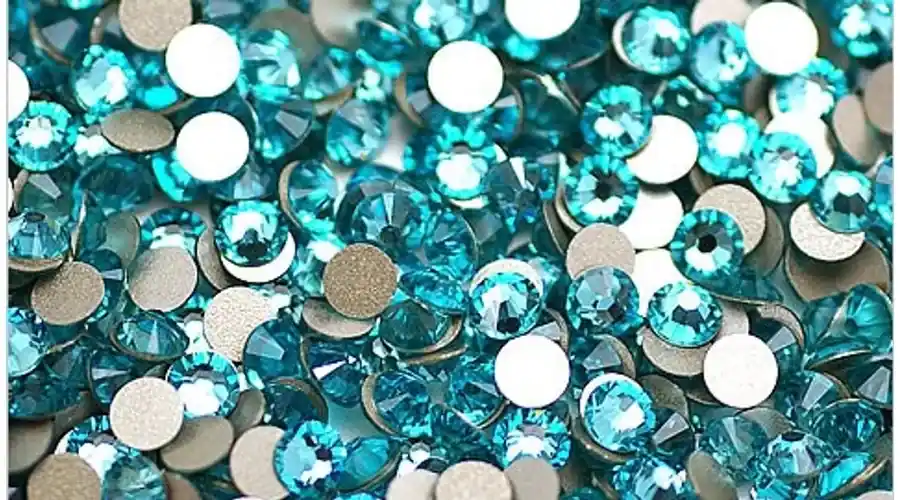 Azonnali szállítás Preciosa Strasszkő light turquoise / Aqua Bohemica ss7 50 db
