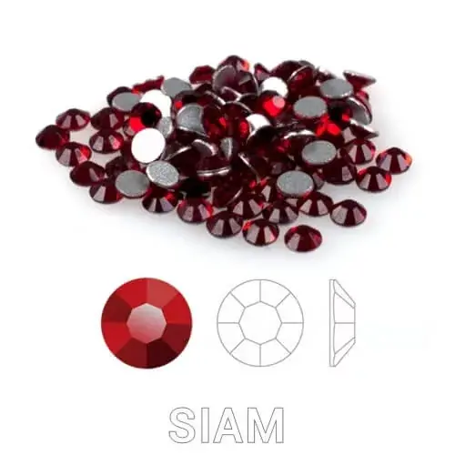 Alacsony ár Profinails kristálykő 50 db Siam s6