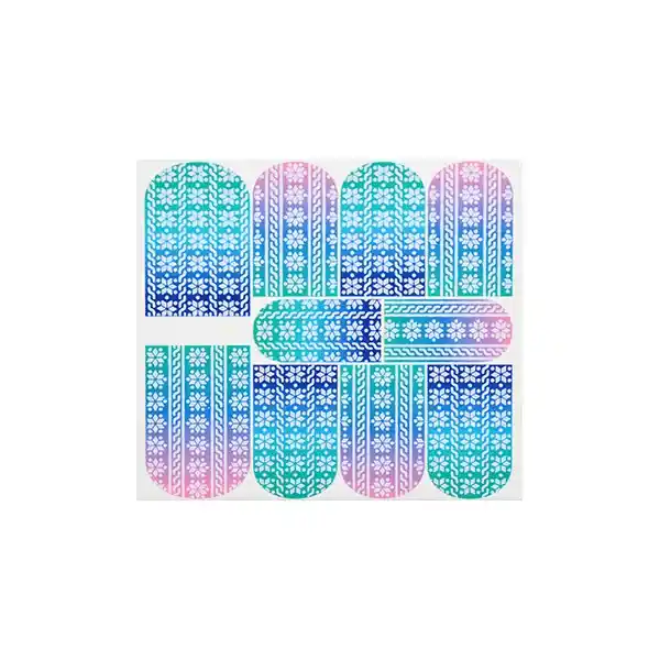 Vedd meg online Perfect Nails Nail Dress Sticker - 971 *