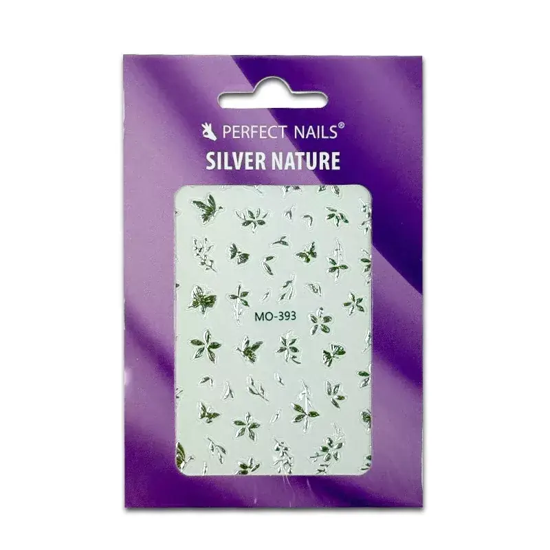 Árengedmény Perfect Nails Körömmatrica - Silver Nature
