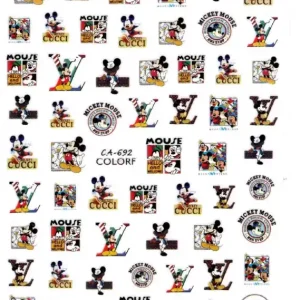 Azonnal elérhető Körömmatrica Mickey Mouse CA-692