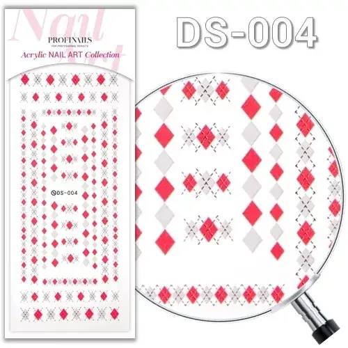 Népszerű Profinails Acrylic Nail Art matrica DS-004 *