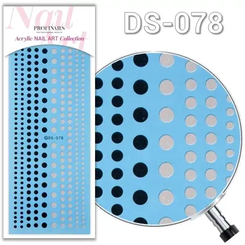 Profinails Acrylic Nail Art matrica DS-078 * Exkluzív ajánlat