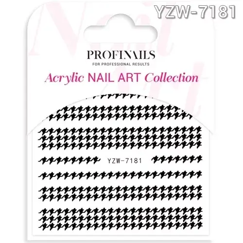 Profinails Acrylic Nail Art matrica YZW-7181 Utolsó esély