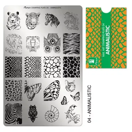 Biztonságos fizetés Moyra nyomdalemez No.004 Animalistic