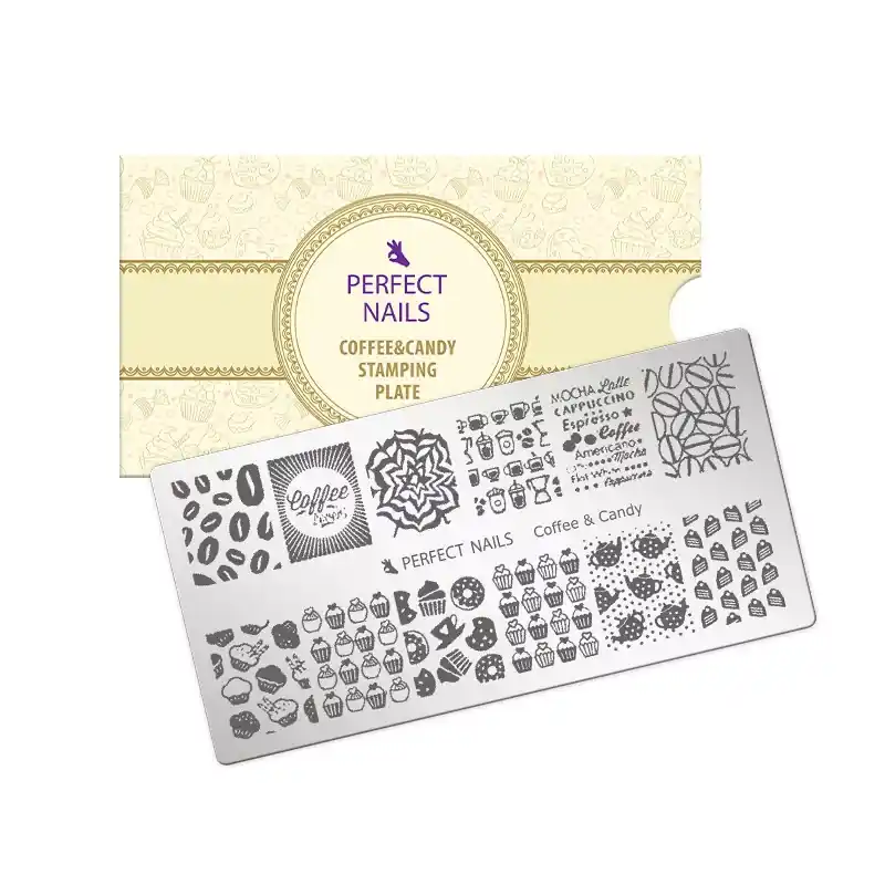 Ajánlat Perfect Nails Körömnyomda Lemez - Coffee & Candy