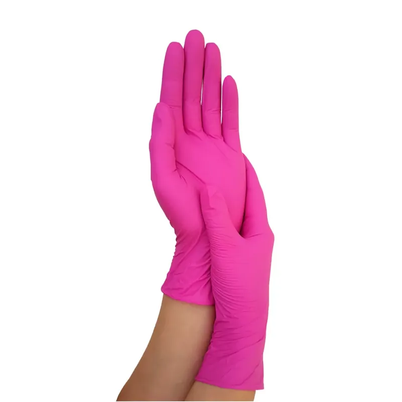Gumikesztyű Nitrylex Magenta S 1db Újdonság
