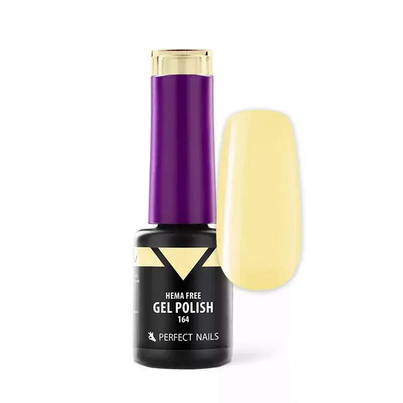 Végkiárusítás Perfect Nails Hema Free Gél Lakk 4ml - 164 Pastel Yellow