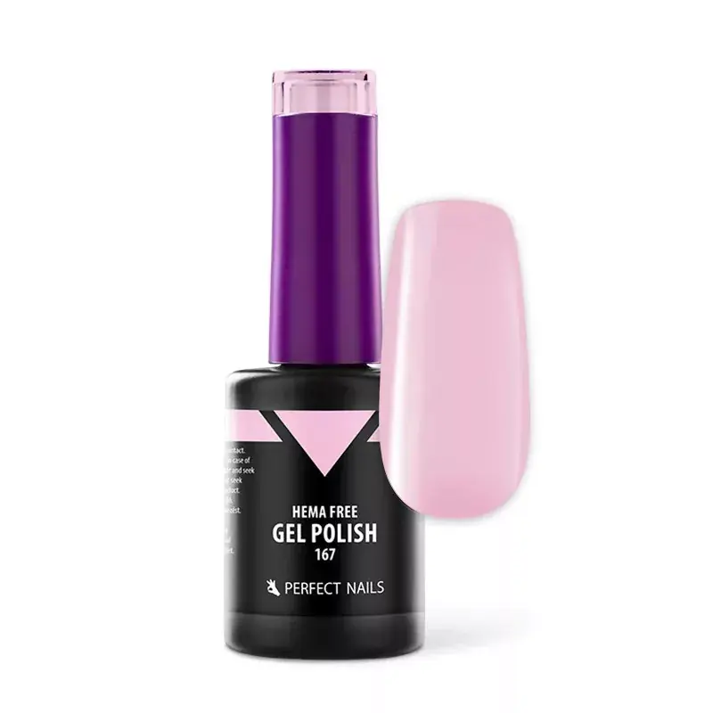 Árcsökkenés Perfect Nails Hema Free Gél Lakk 8ml - 167 Soft Pink
