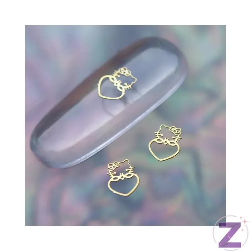 Zodiac - Metál Körömdíszítő Lemez Arany Hello Kitty 25db * Rendeld meg most