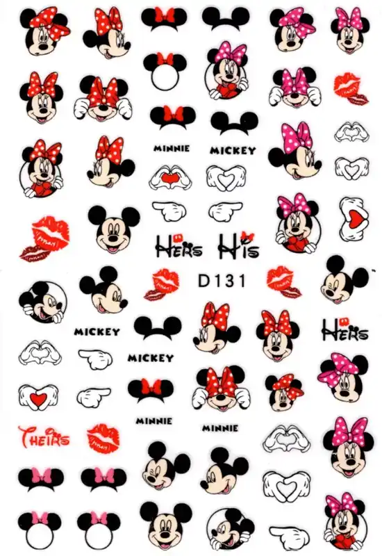 Niiza Körömmatrica - Mickey Mouse D131 Árcsökkenés