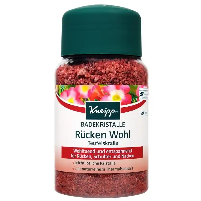 Biztonságos fizetés Kneipp Hát- és deréklazító fürdőkristály – 500g