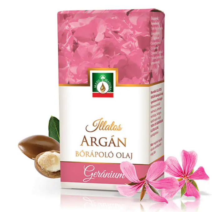 Medinatural Argán-Geránium bőrápoló olaj – 20ml Gyors kiszállítás