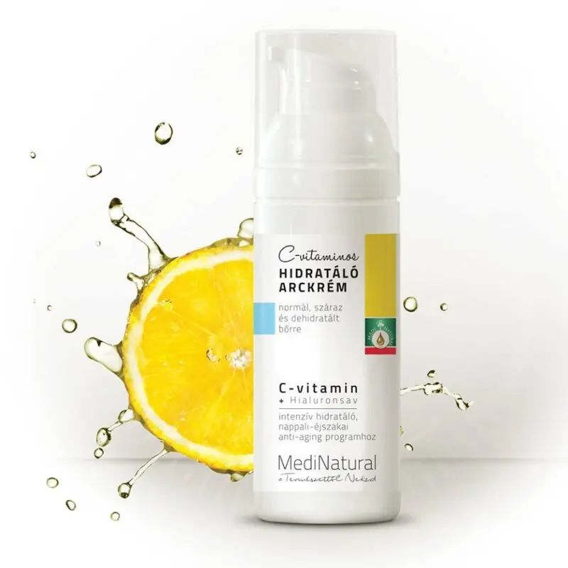 Gyors szállítás Medinatural C-vitaminos hidratáló arckrém – 50ml
