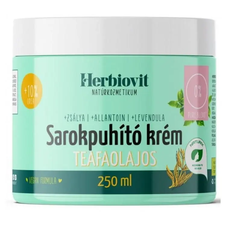 Legnépszerűbb Herbiovit Sarokpuhító krém teafaolajos – 250ml