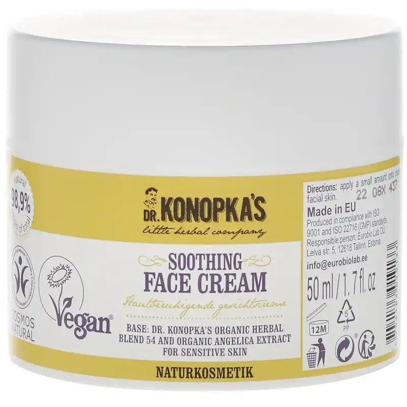Szuper akció Dr. Konopka’s Nyugtató-hidratáló arckrém – 50ml