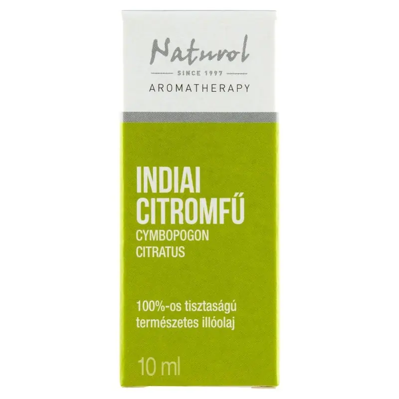 Naturol Indiai citromfű illóolaj – 10ml Prémium