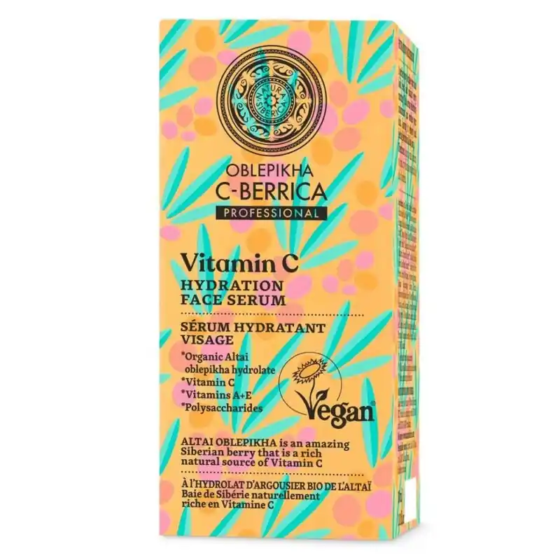 Biztonságos fizetés Oblepikha C-Berrica Hidratáló arcszérum C-vitaminnal – 30ml