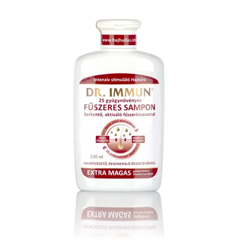 Gyors kiszállítás Dr. Immun Fűszeres hajnövesztő és regeneráló sampon – 250ml