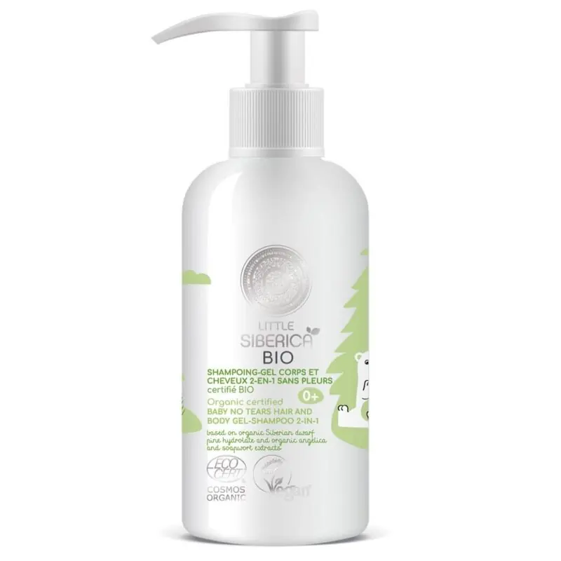 Outlet Little Siberica 2 az 1-ben könnymentes bio sampon és fürdető – 250ml