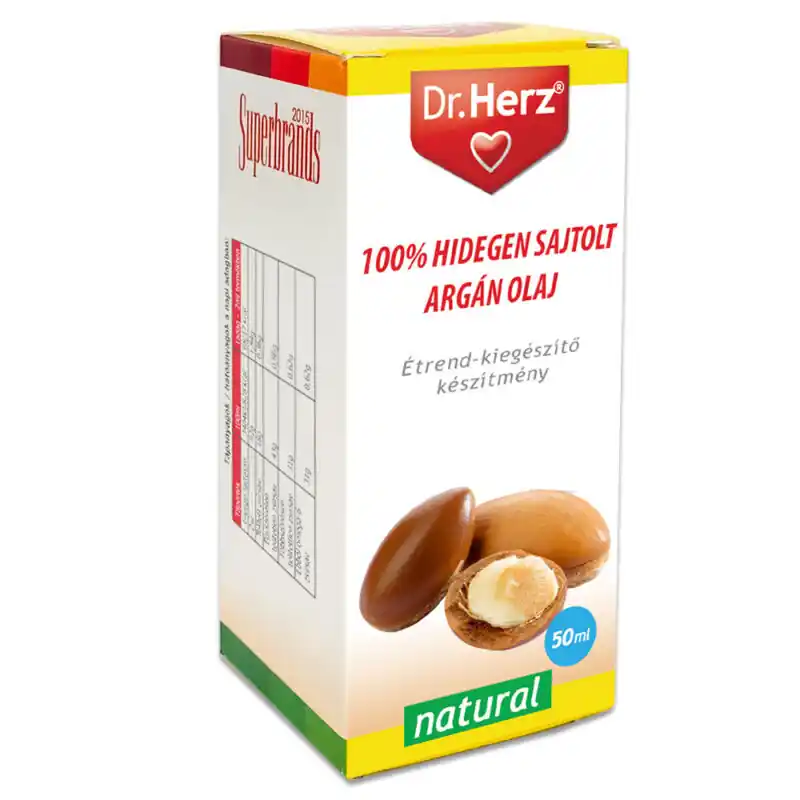 Dr. Herz 100% Hidegen Sajtolt Argán Olaj – 50ml Exkluzív ajánlat