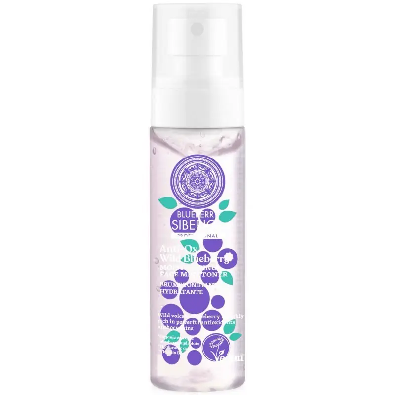 Újdonság Blueberry Siberica Anti-Ox Vad Áfonya Hidratáló tonizáló arcpermet – 100ml