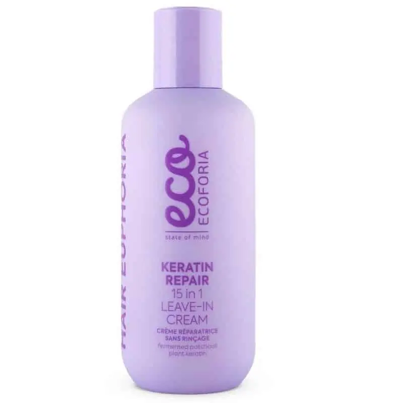 Vedd meg online Ecoforia 15 in 1 Keratinos öblítésmentes helyreállító krém – 200ml