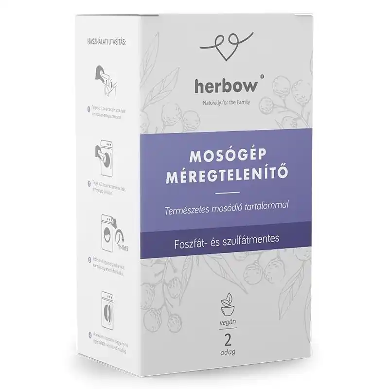 Herbow Mosógép méregtelenítő-tisztító – 200g Árcsökkenés