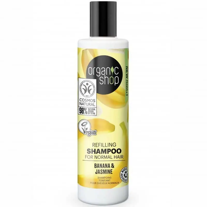 Különleges ajánlat Organic Shop Tápláló sampon banánnal és jázminnal – 280ml