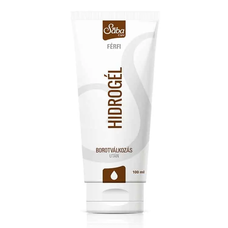 Sába Férfi hidrogél borotválkozás után – 100ml Árcsökkenés