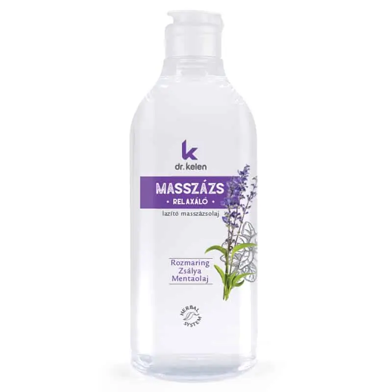 Azonnali szállítás Dr. Kelen relaxáló masszázsolaj – 500ml