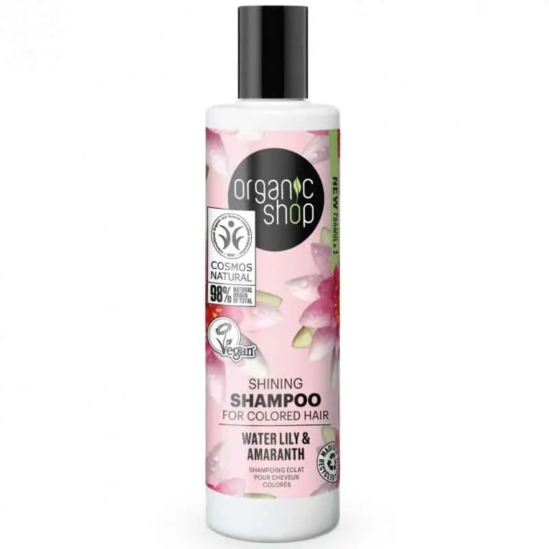 Organic Shop Shine sampon vízililiommal és amaránttal – 280ml Outlet