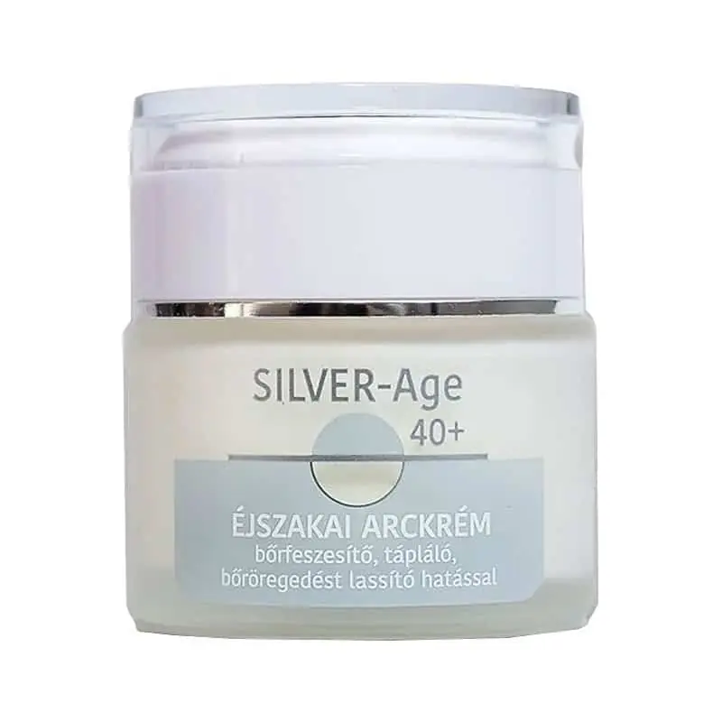 Kedvezmény SILVER-Age 40+ Éjszakai arckrém – 50ml